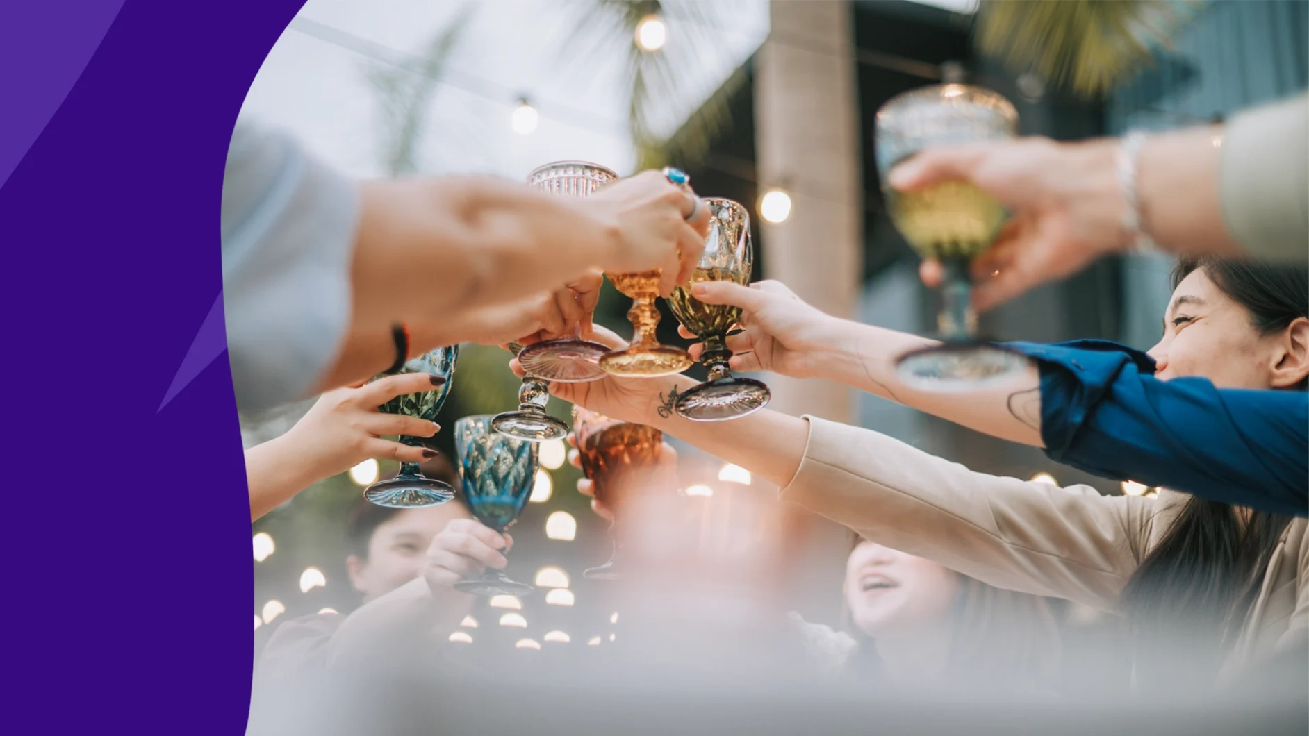 Group of people clinking their glasses in a cheers - ciprofloxacin and alcohol