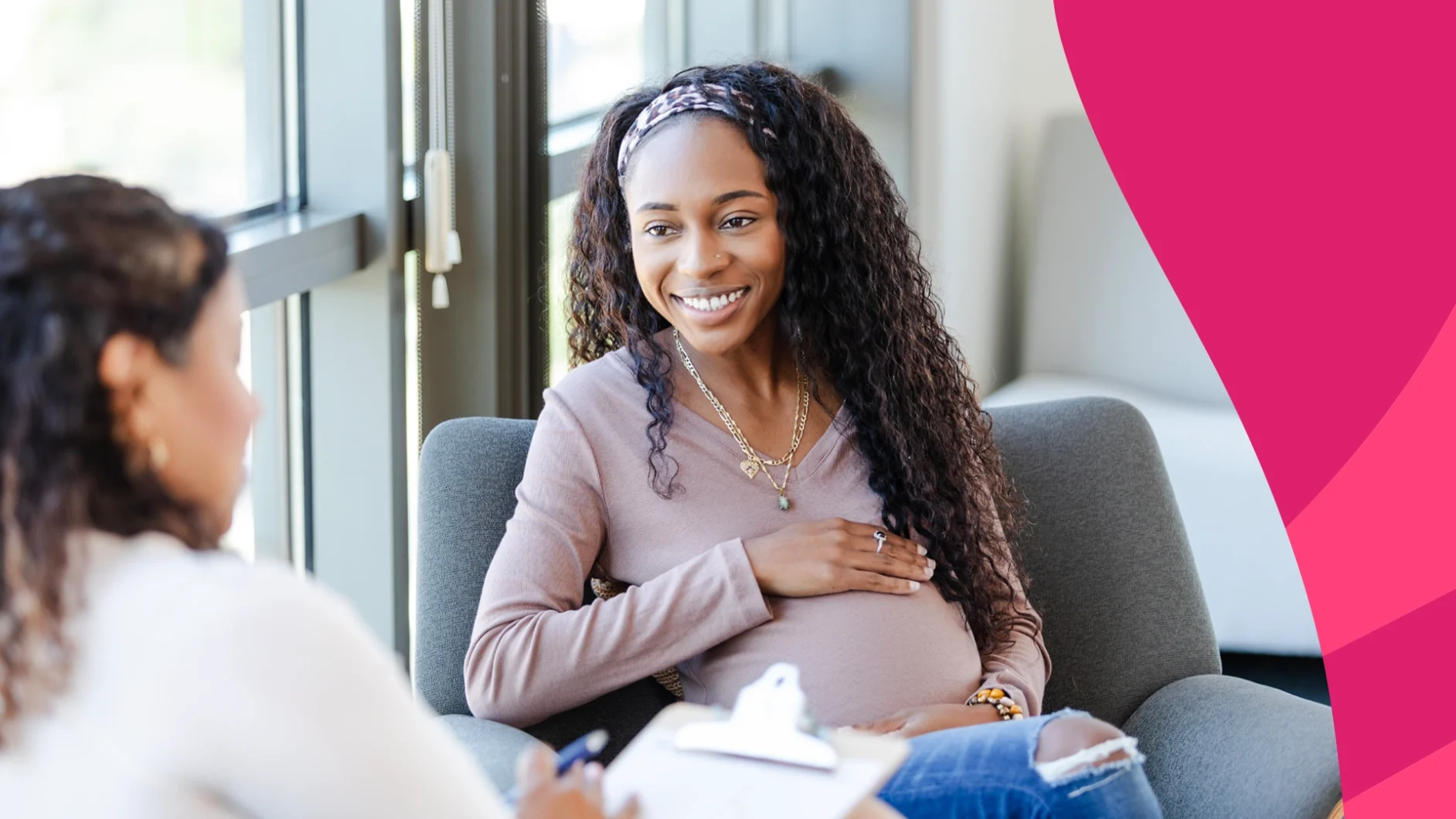 Pregnant person consulting a provider - Can you take amoxicillin while breastfeeding?