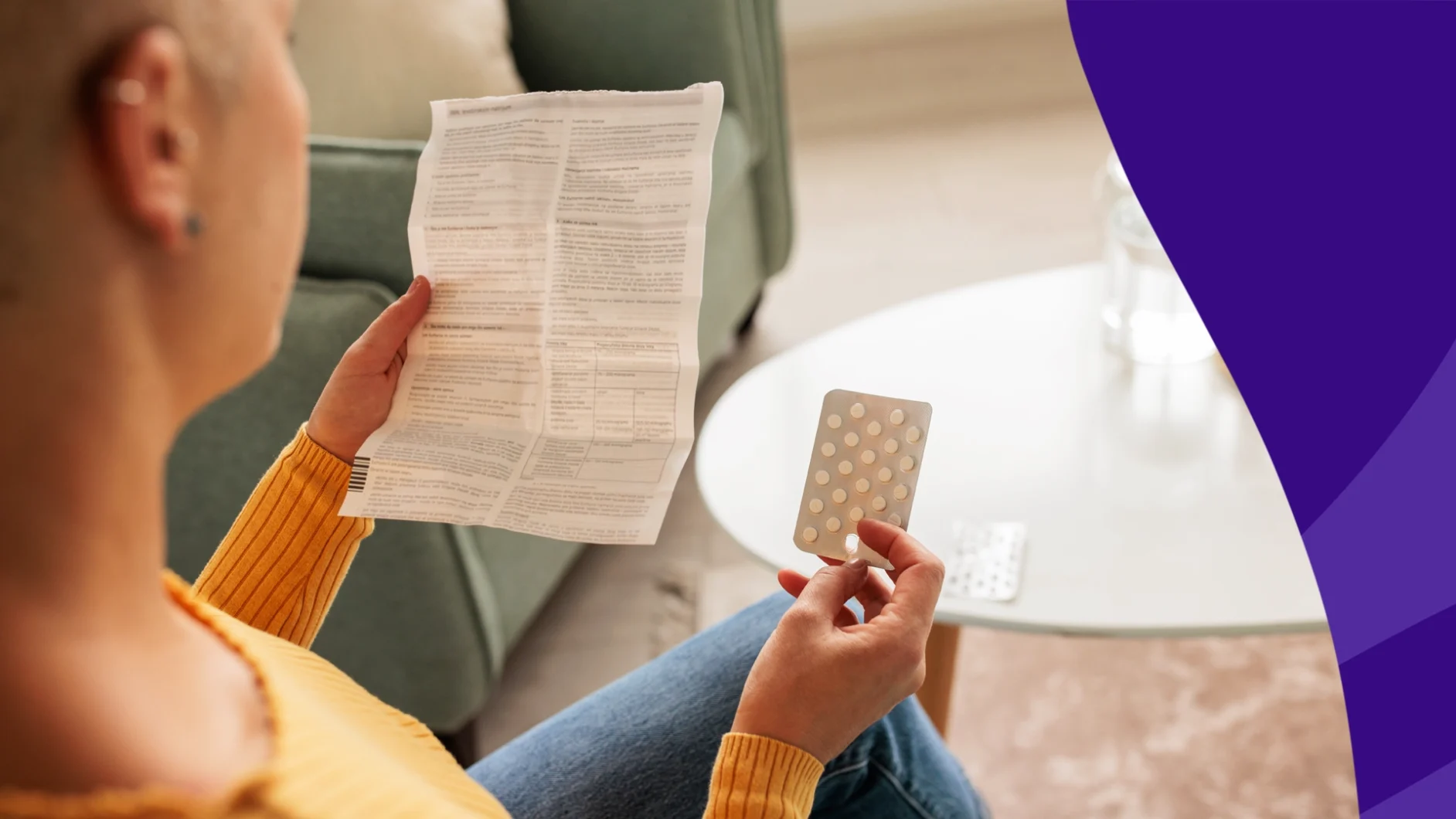 A woman looks at her prescription information | Can you stop taking statins?