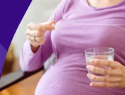 Pregnant person taking a supplement - too much folic acid symptoms