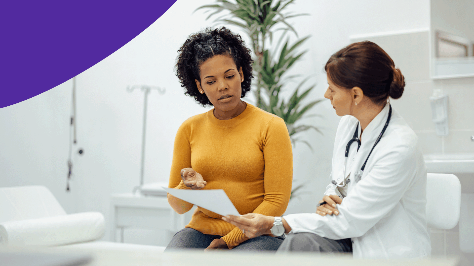 A patient and healthcare provider talking: How to get prescribed Vyvanse