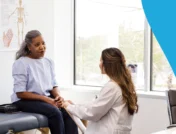 Woman consulting a healthcare provider - birth control for perimenopause