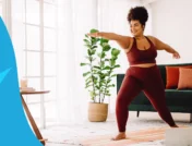 A woman doing yoga | How to avoid weight gain on pregabalin