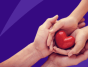 Hands holding a heart: What to do if you miss a dose of Eliquis