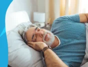Picture of a man sleeping - can you oversleep when sick