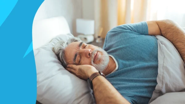 Picture of a man sleeping - can you oversleep when sick