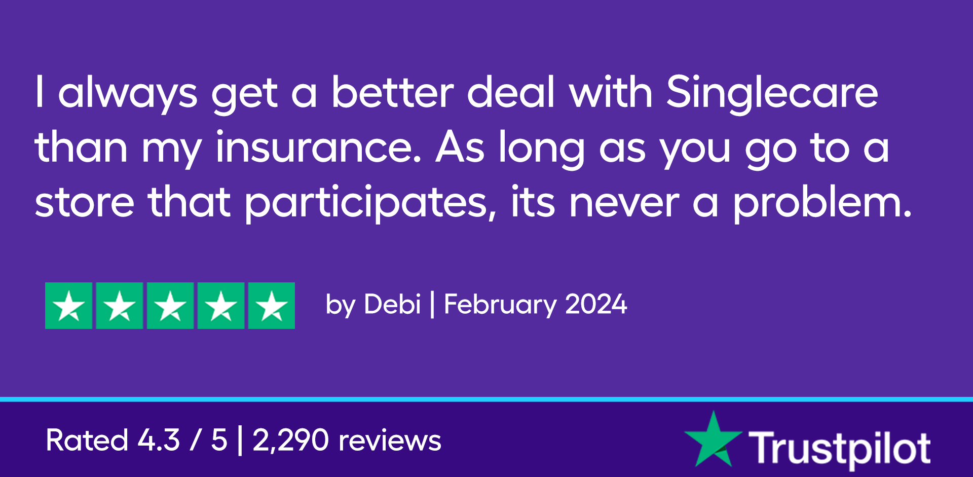 I always get a better deal with Singlecare than my insurance. As long as you go to a store that participates, its never a problem