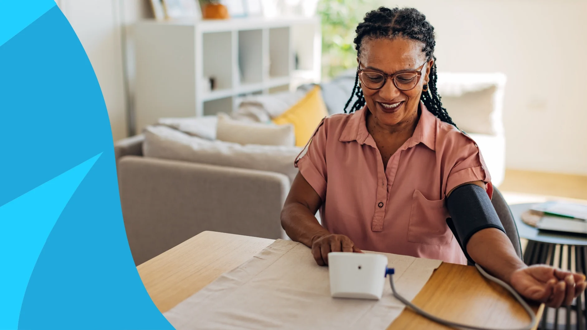 A woman using a blood pressure monitor | Does magnesium lower blood pressure?