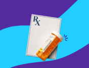 Prescription pill bottle and prescription pad