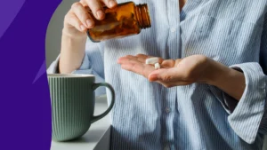 A woman taking a magnesium supplement | Side effects of too much magnesium