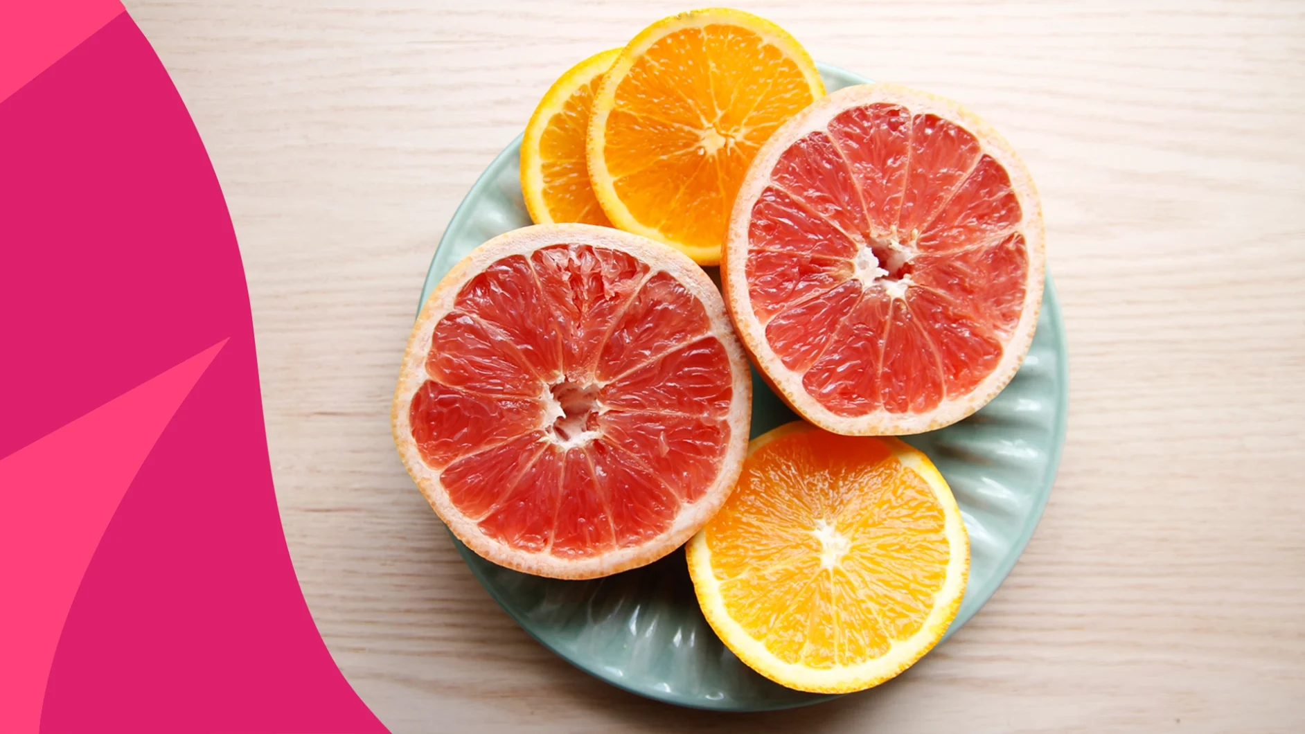 Image of a bowl of pink and yellow grapefruit halves - foods to avoid when taking colchicine