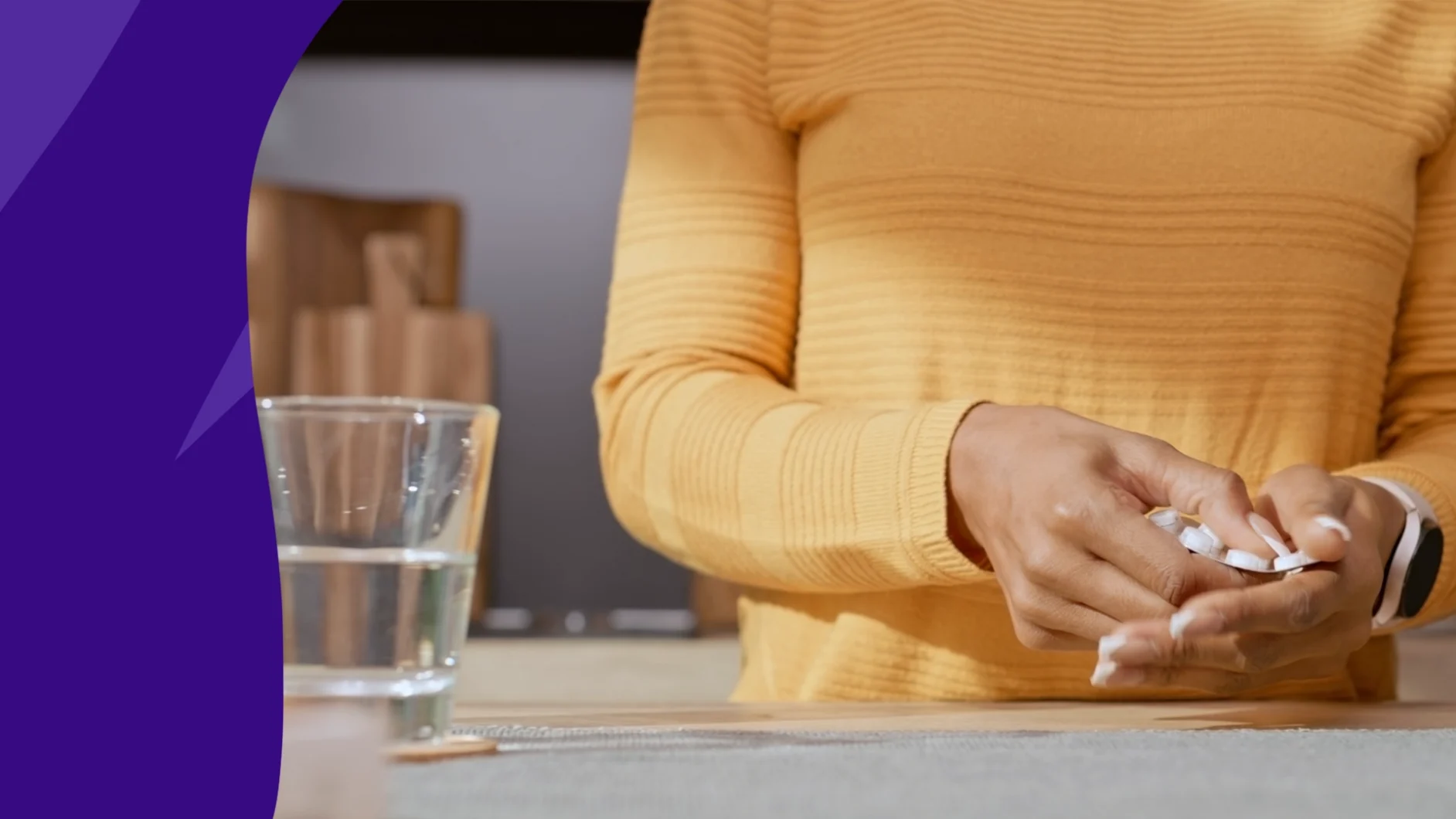 A woman taking gabapentin for headaches
