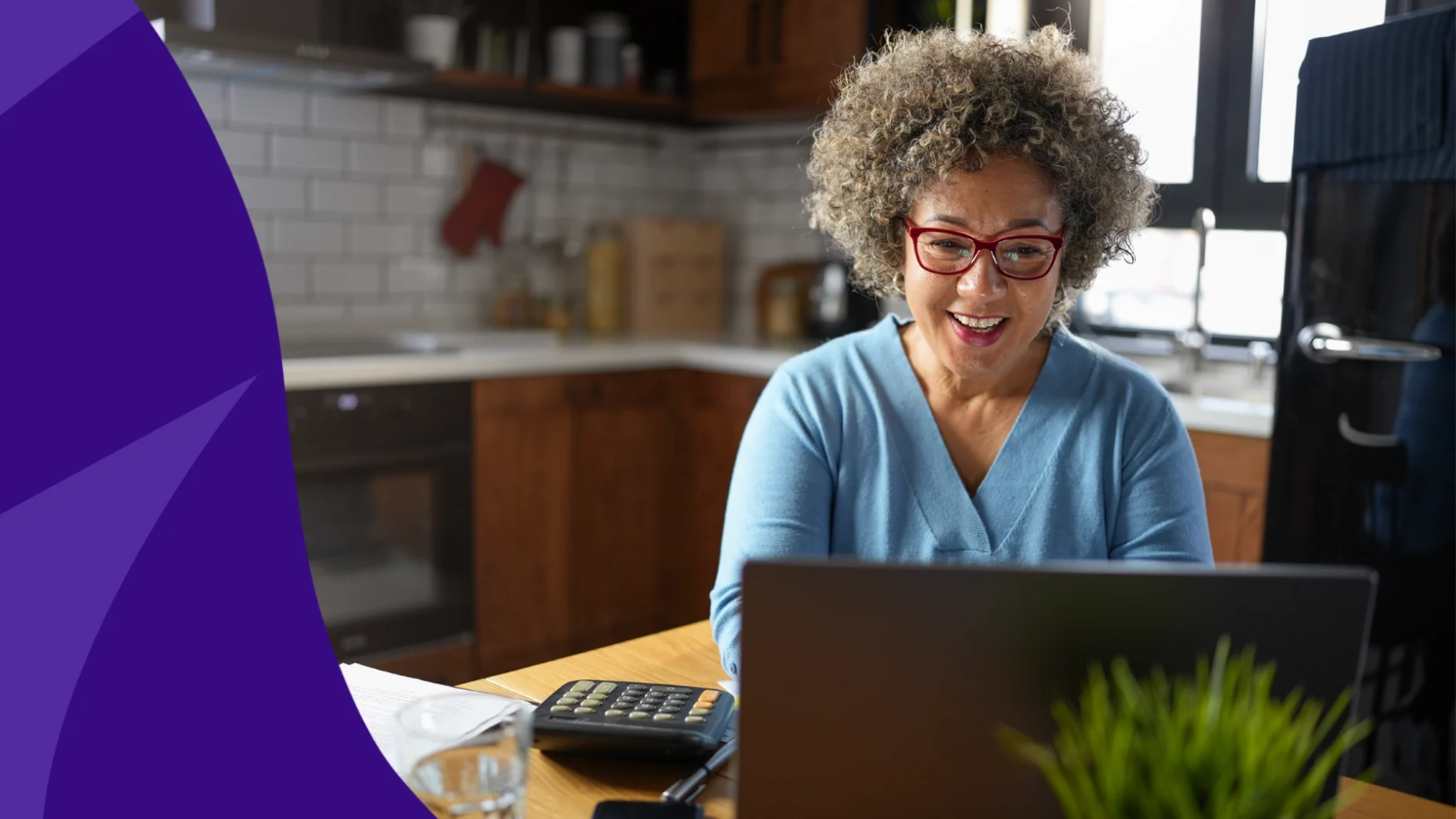 Woman reading SingleCare reviews on her laptop - SingleCare reviews