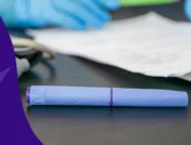 Image of a GLP-1 syringe to represent GLP-1s and bone density testing